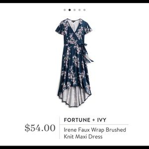 Stitch Fix Fortune+Ivy Maxi Dress-M